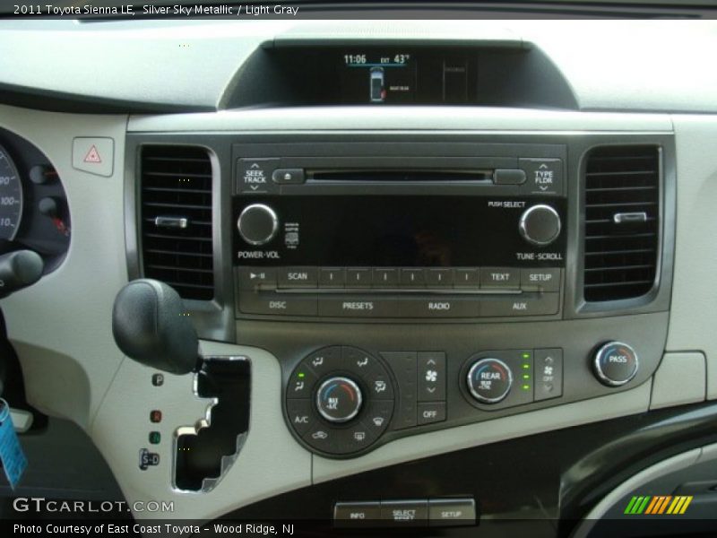 Silver Sky Metallic / Light Gray 2011 Toyota Sienna LE