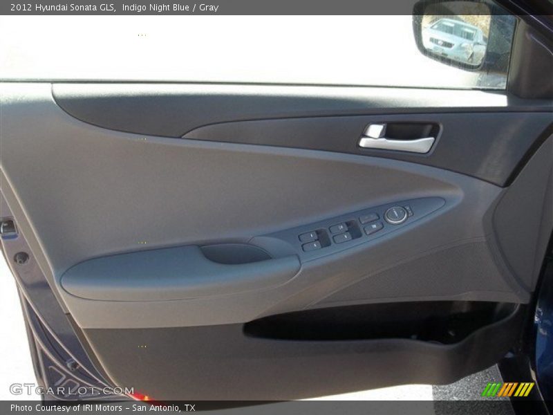 Indigo Night Blue / Gray 2012 Hyundai Sonata GLS