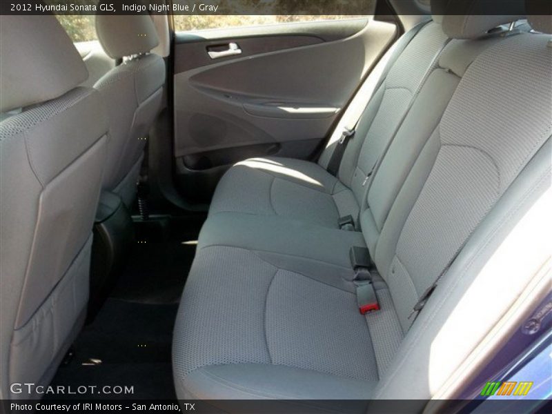 Indigo Night Blue / Gray 2012 Hyundai Sonata GLS