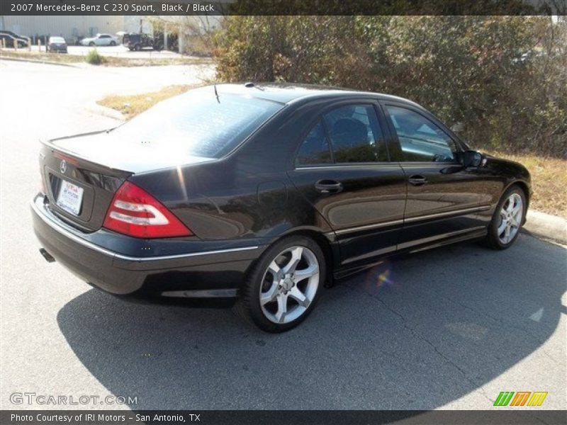 Black / Black 2007 Mercedes-Benz C 230 Sport
