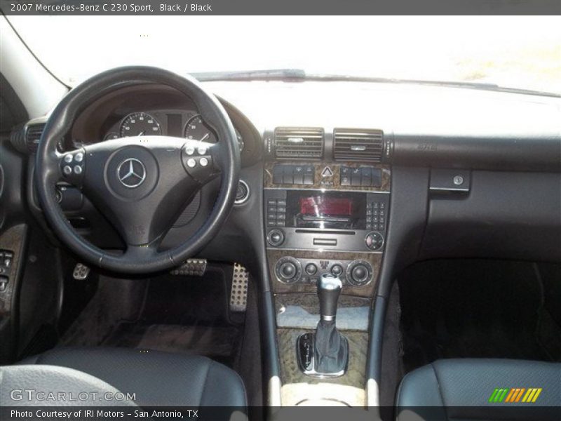 Black / Black 2007 Mercedes-Benz C 230 Sport