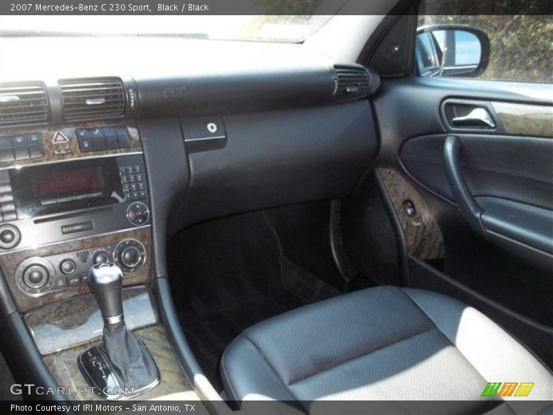 Black / Black 2007 Mercedes-Benz C 230 Sport