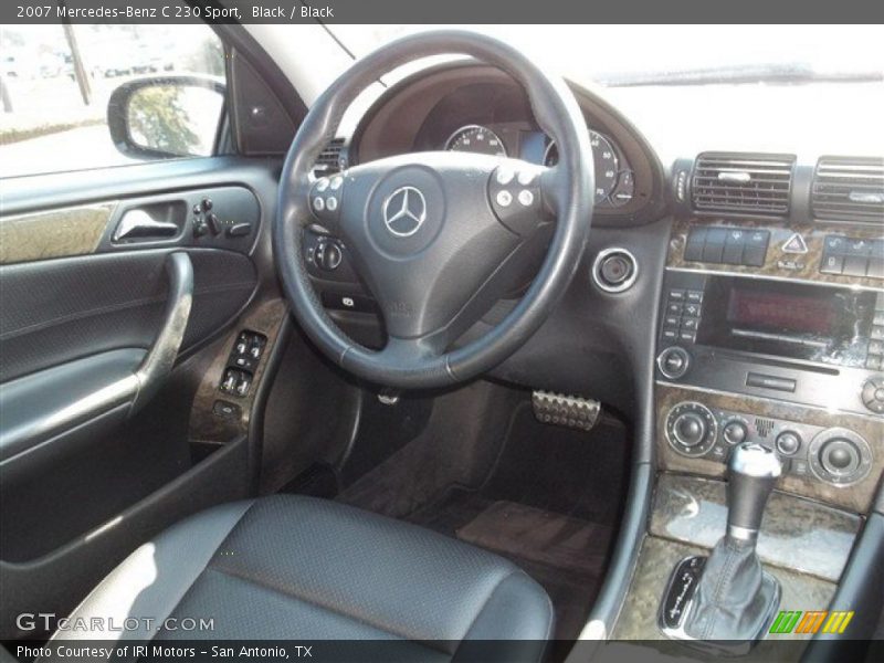 Black / Black 2007 Mercedes-Benz C 230 Sport