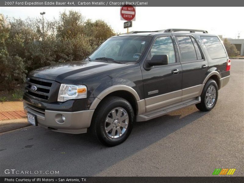 Carbon Metallic / Charcoal Black/Camel 2007 Ford Expedition Eddie Bauer 4x4