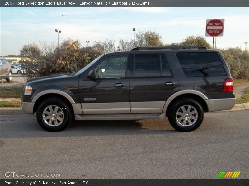 Carbon Metallic / Charcoal Black/Camel 2007 Ford Expedition Eddie Bauer 4x4