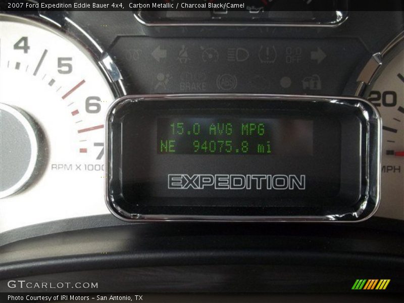 Carbon Metallic / Charcoal Black/Camel 2007 Ford Expedition Eddie Bauer 4x4