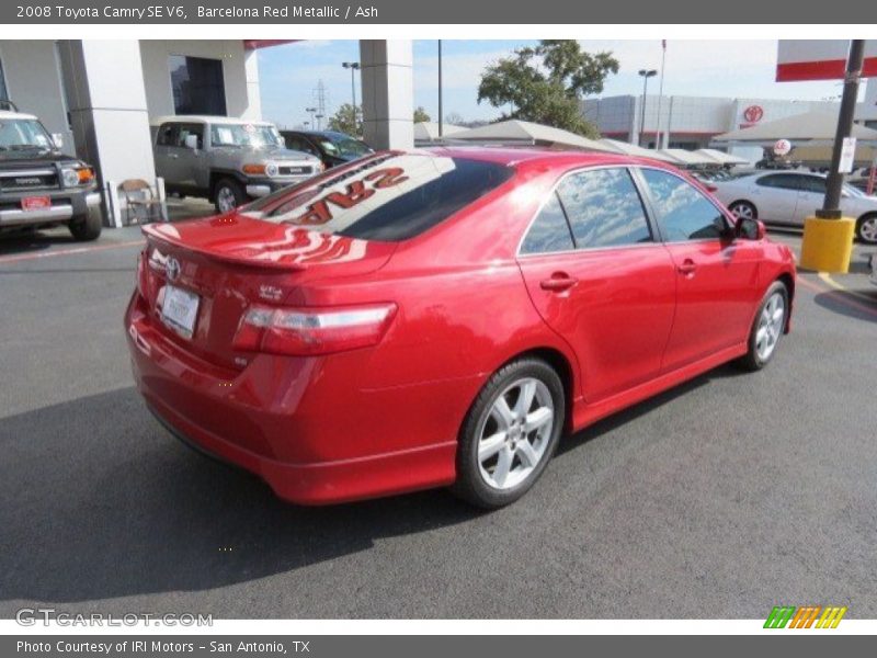 Barcelona Red Metallic / Ash 2008 Toyota Camry SE V6