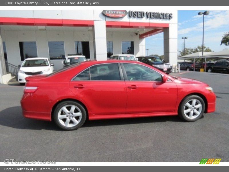 Barcelona Red Metallic / Ash 2008 Toyota Camry SE V6