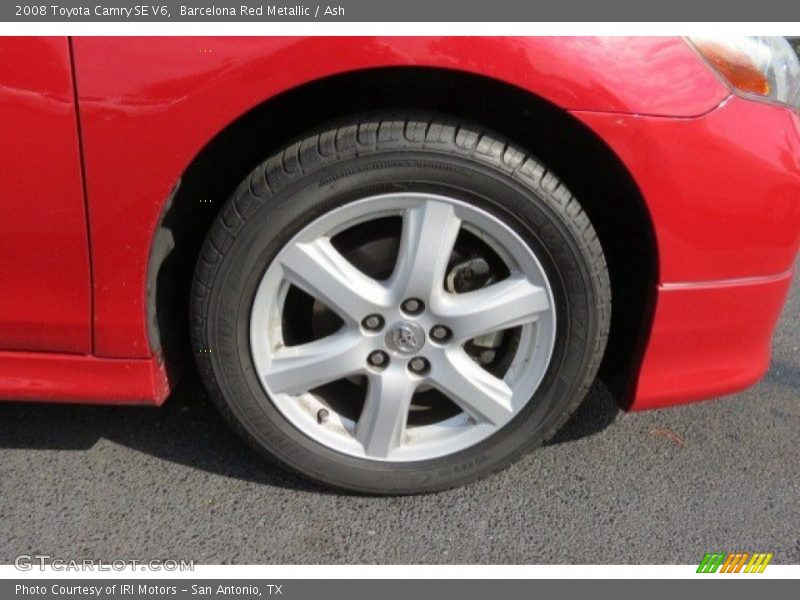 Barcelona Red Metallic / Ash 2008 Toyota Camry SE V6