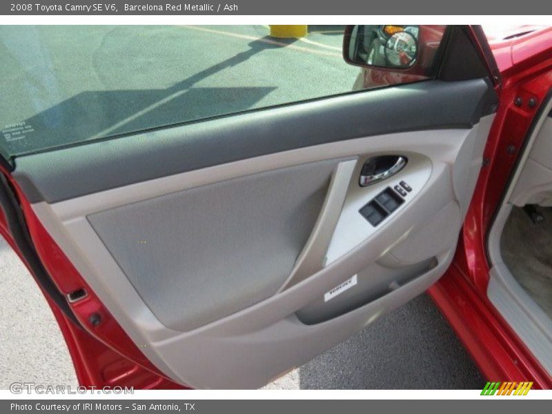 Barcelona Red Metallic / Ash 2008 Toyota Camry SE V6