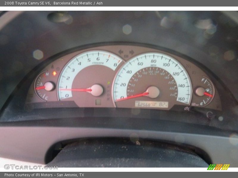 Barcelona Red Metallic / Ash 2008 Toyota Camry SE V6