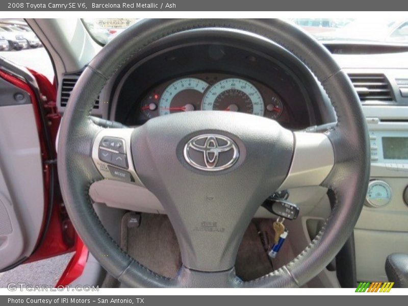 Barcelona Red Metallic / Ash 2008 Toyota Camry SE V6