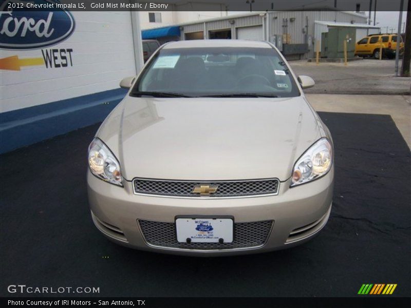 Gold Mist Metallic / Ebony 2012 Chevrolet Impala LS