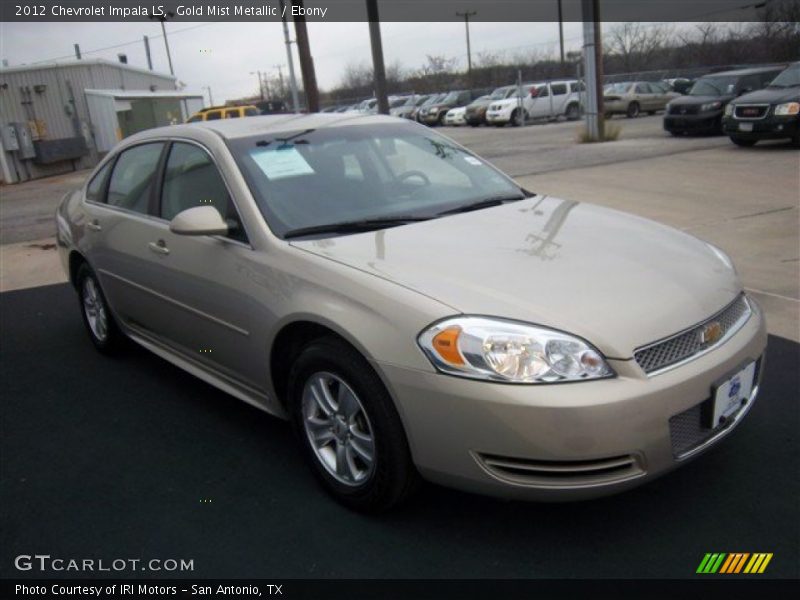 Gold Mist Metallic / Ebony 2012 Chevrolet Impala LS