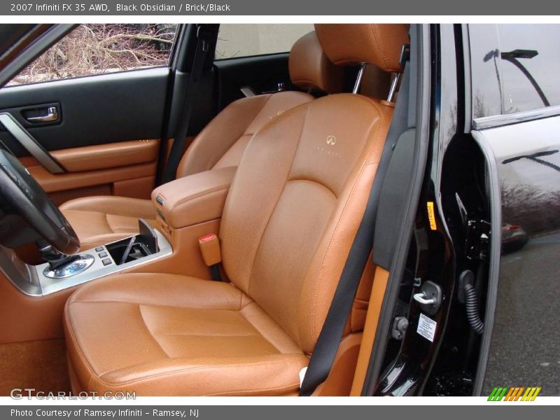 Black Obsidian / Brick/Black 2007 Infiniti FX 35 AWD