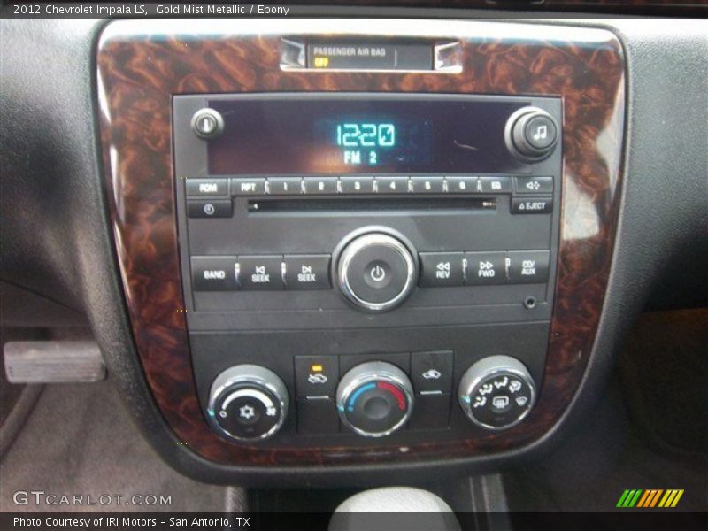 Gold Mist Metallic / Ebony 2012 Chevrolet Impala LS