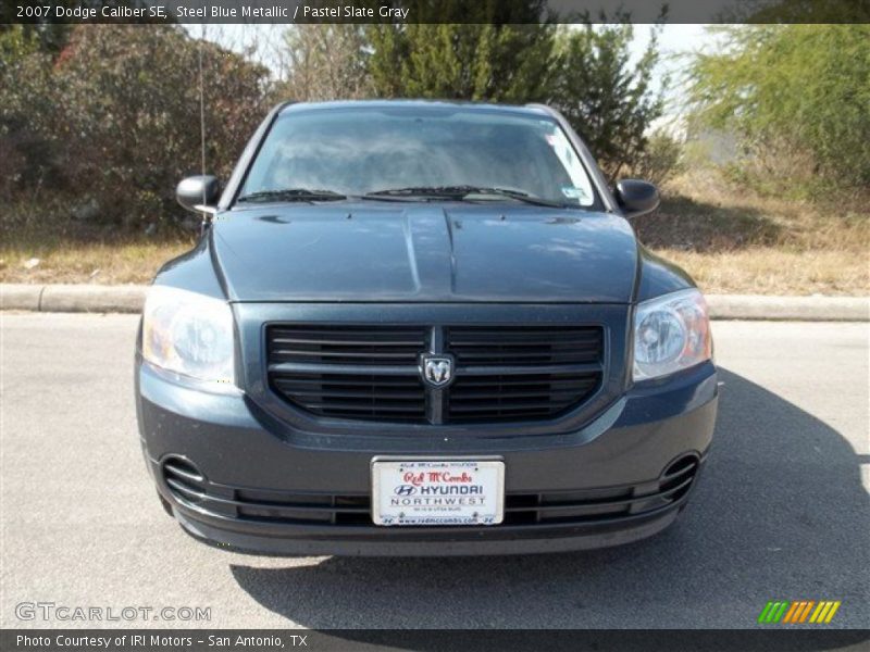Steel Blue Metallic / Pastel Slate Gray 2007 Dodge Caliber SE