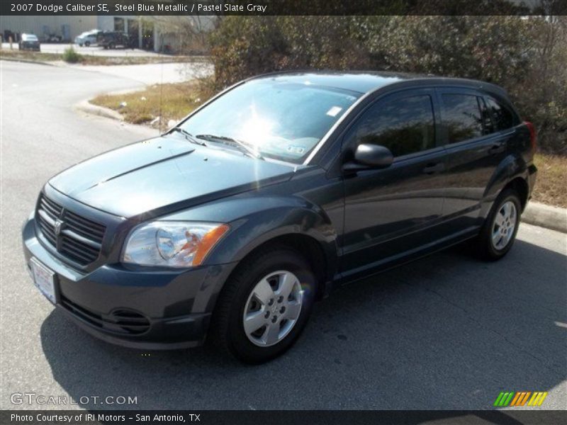 Steel Blue Metallic / Pastel Slate Gray 2007 Dodge Caliber SE