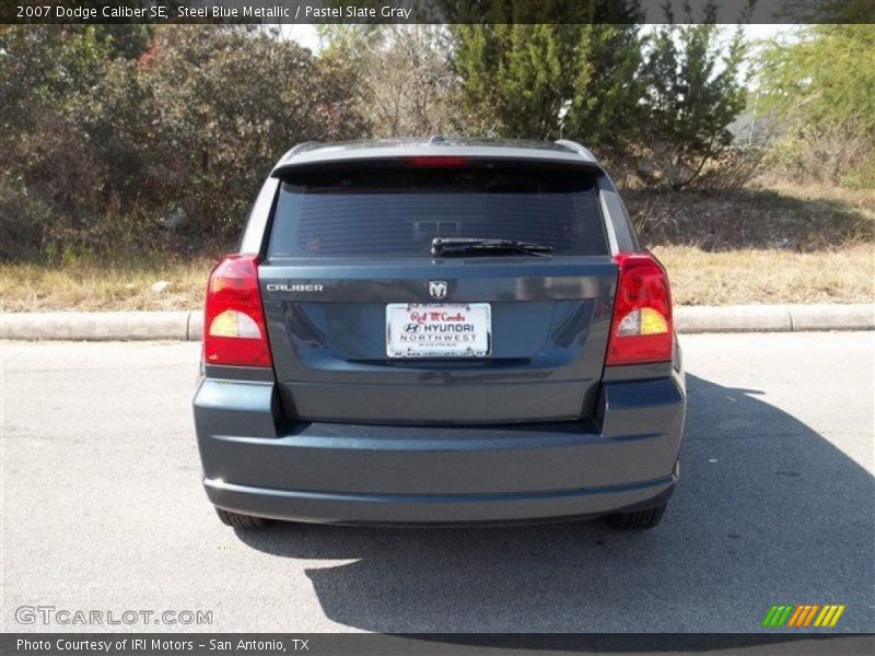 Steel Blue Metallic / Pastel Slate Gray 2007 Dodge Caliber SE