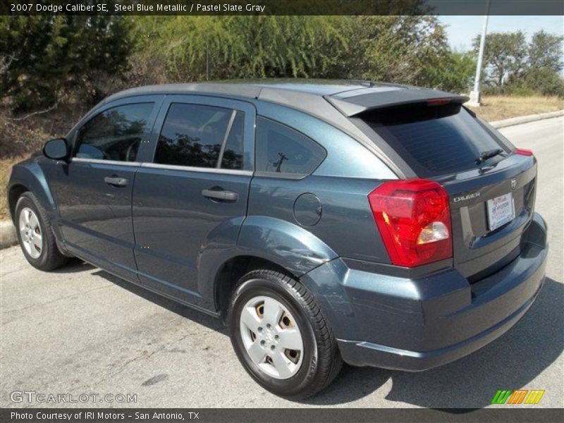Steel Blue Metallic / Pastel Slate Gray 2007 Dodge Caliber SE