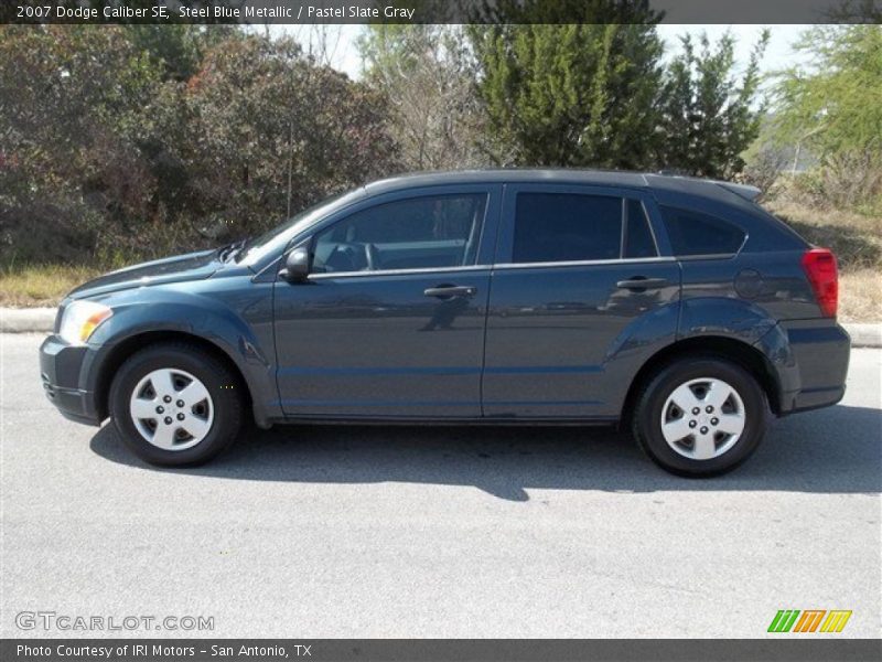 Steel Blue Metallic / Pastel Slate Gray 2007 Dodge Caliber SE