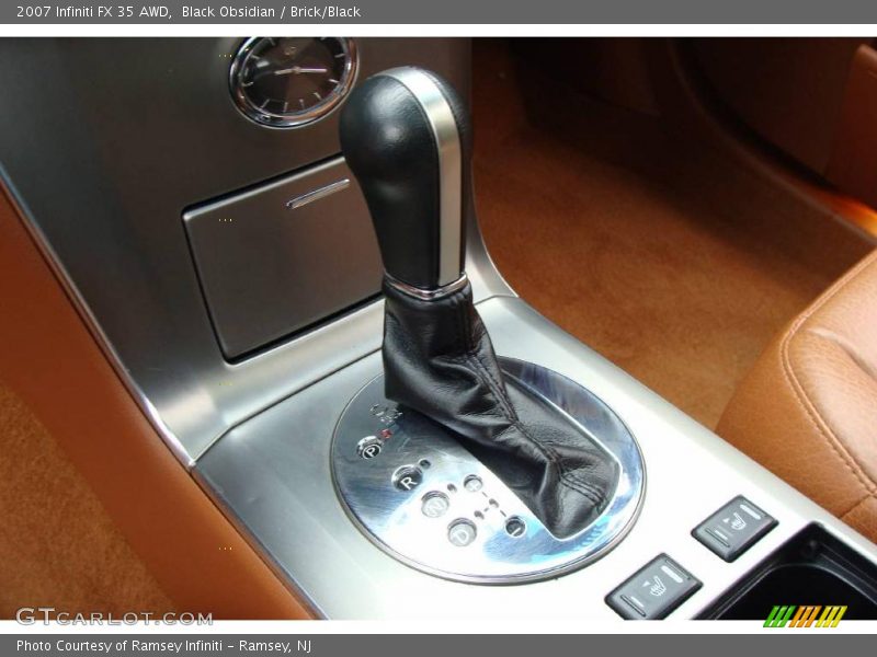 Black Obsidian / Brick/Black 2007 Infiniti FX 35 AWD