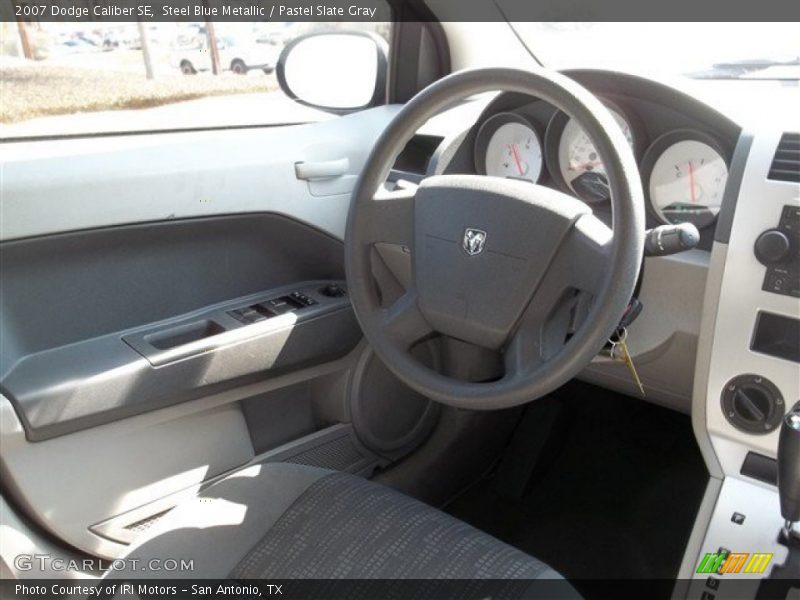 Steel Blue Metallic / Pastel Slate Gray 2007 Dodge Caliber SE