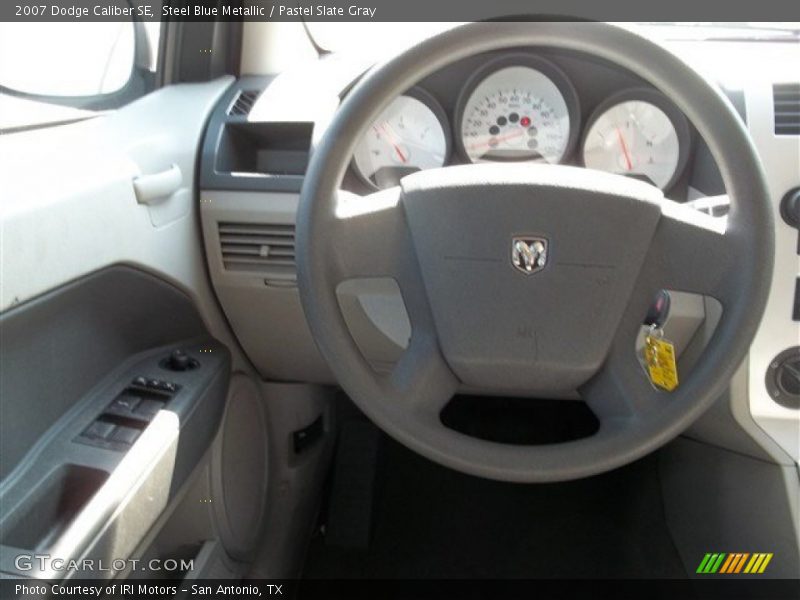 Steel Blue Metallic / Pastel Slate Gray 2007 Dodge Caliber SE