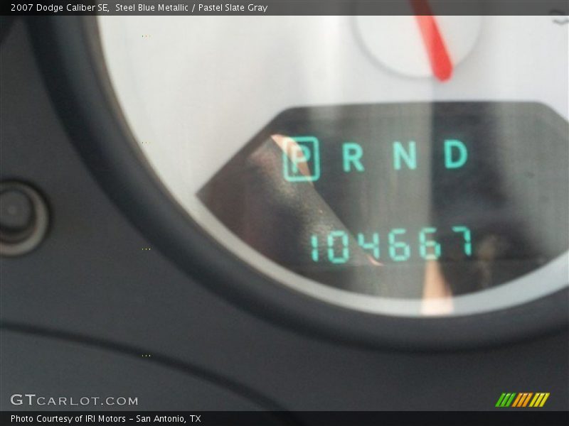 Steel Blue Metallic / Pastel Slate Gray 2007 Dodge Caliber SE