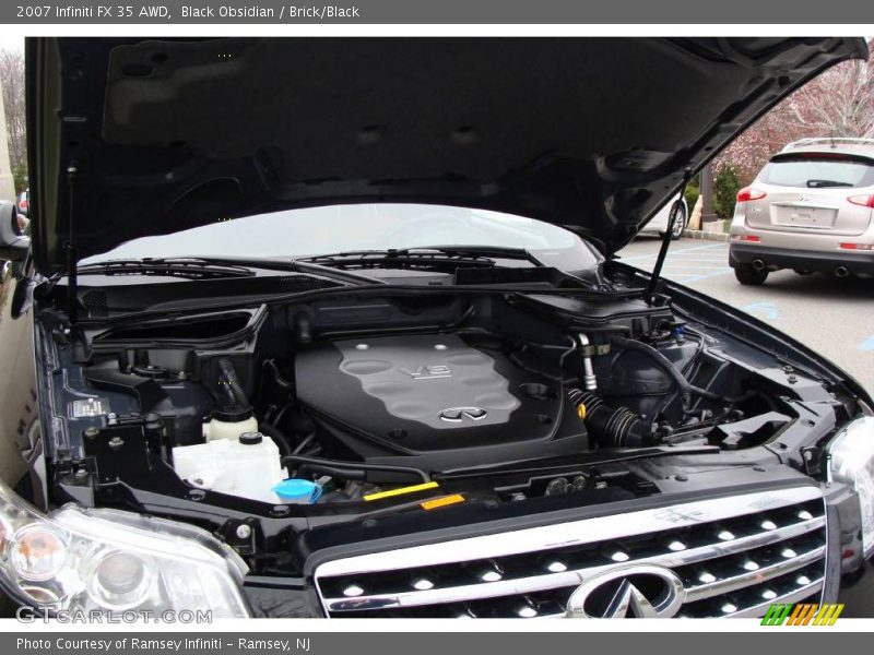 Black Obsidian / Brick/Black 2007 Infiniti FX 35 AWD