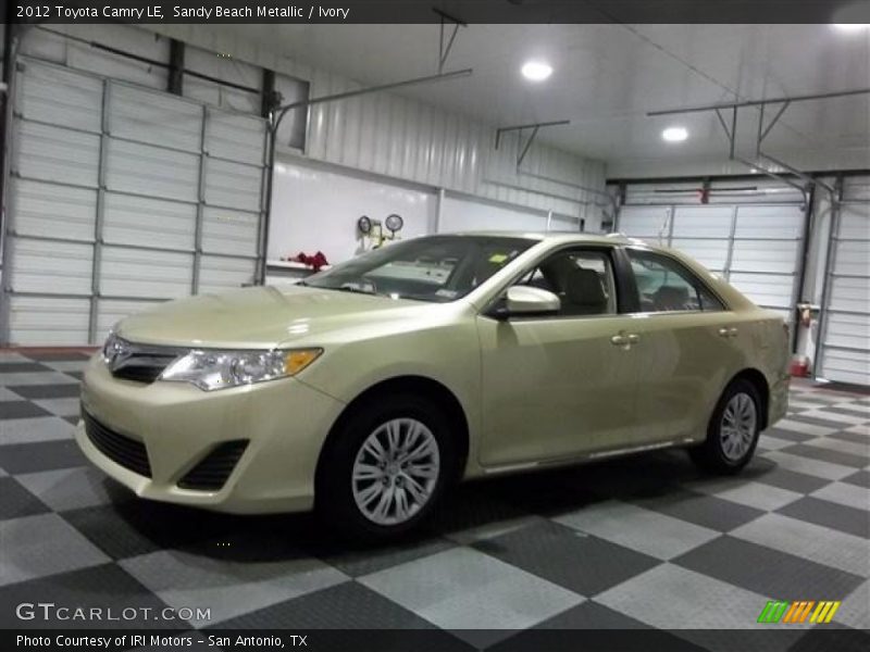Sandy Beach Metallic / Ivory 2012 Toyota Camry LE