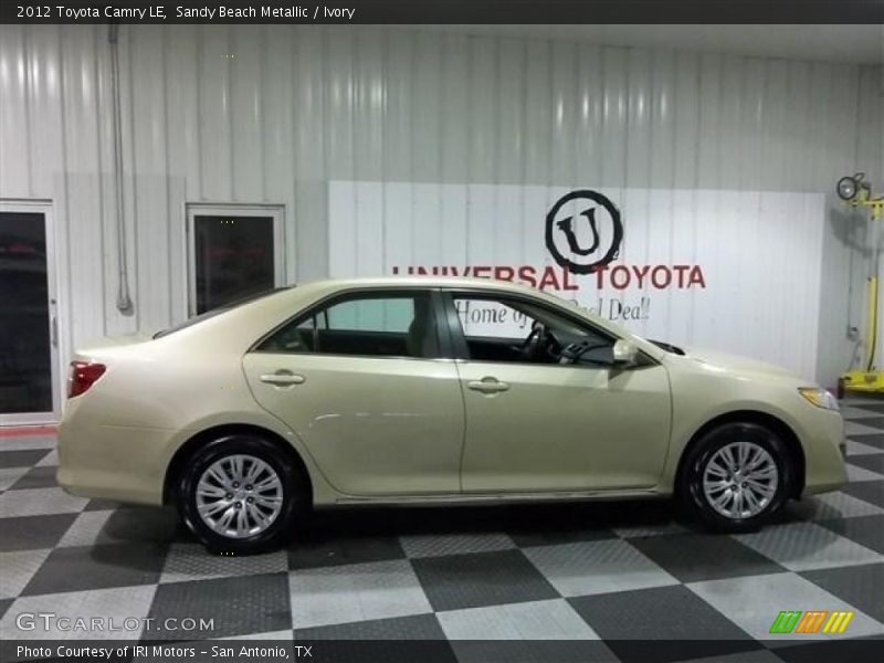 Sandy Beach Metallic / Ivory 2012 Toyota Camry LE