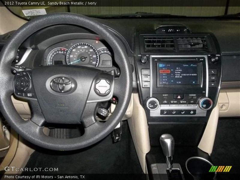 Sandy Beach Metallic / Ivory 2012 Toyota Camry LE