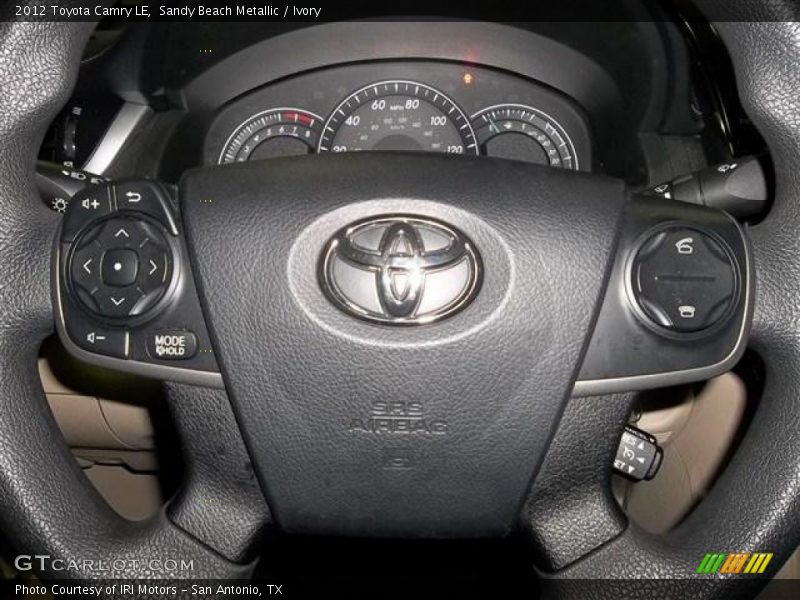Sandy Beach Metallic / Ivory 2012 Toyota Camry LE