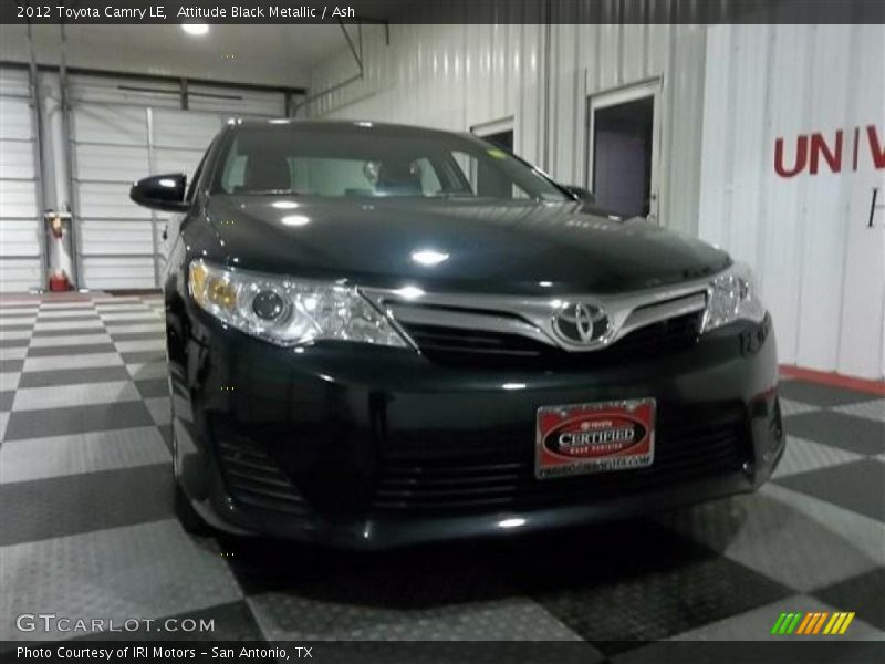 Attitude Black Metallic / Ash 2012 Toyota Camry LE