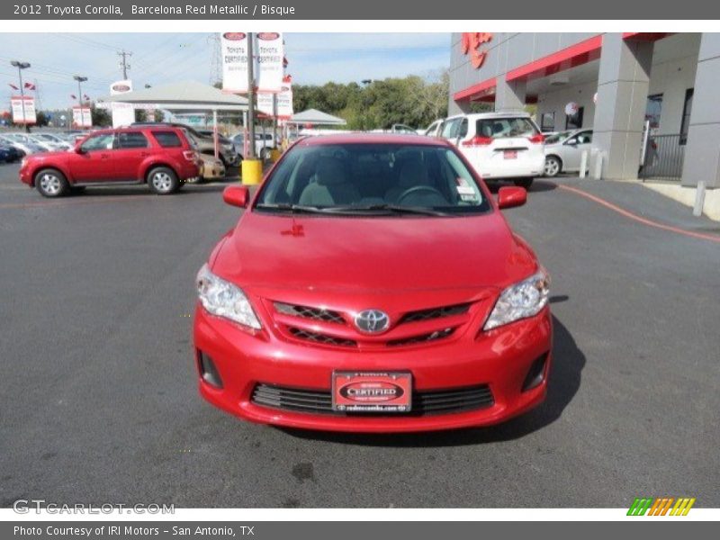 Barcelona Red Metallic / Bisque 2012 Toyota Corolla
