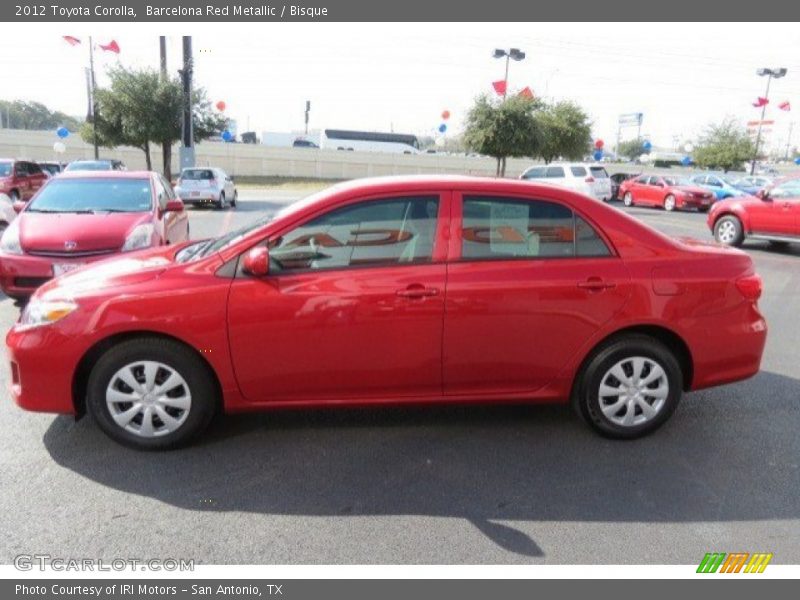Barcelona Red Metallic / Bisque 2012 Toyota Corolla