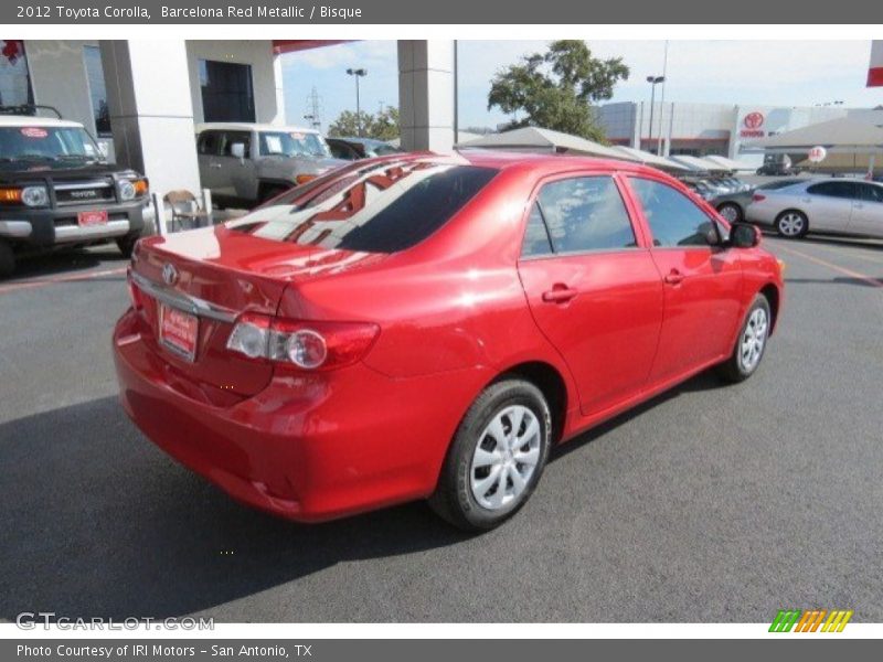 Barcelona Red Metallic / Bisque 2012 Toyota Corolla