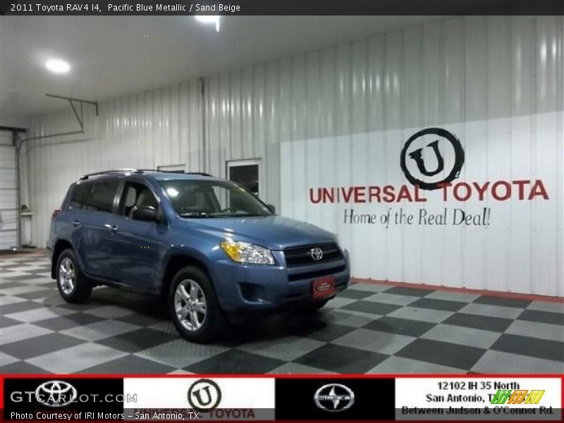 Pacific Blue Metallic / Sand Beige 2011 Toyota RAV4 I4