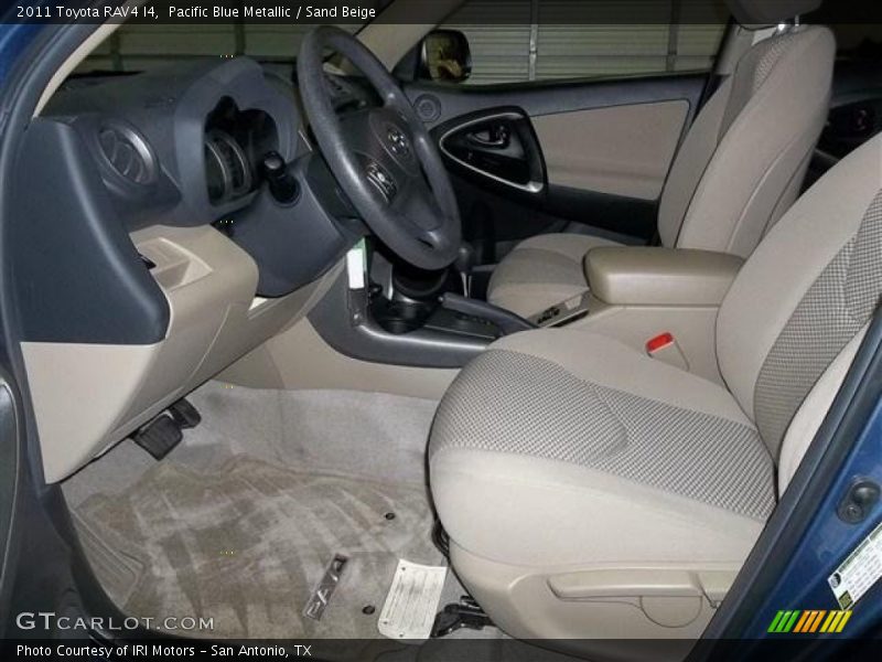 Pacific Blue Metallic / Sand Beige 2011 Toyota RAV4 I4