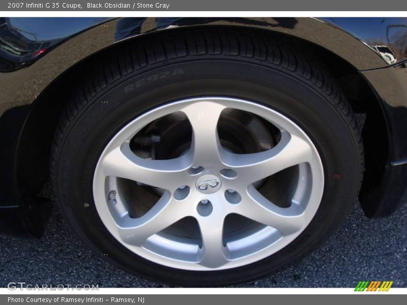 Black Obsidian / Stone Gray 2007 Infiniti G 35 Coupe