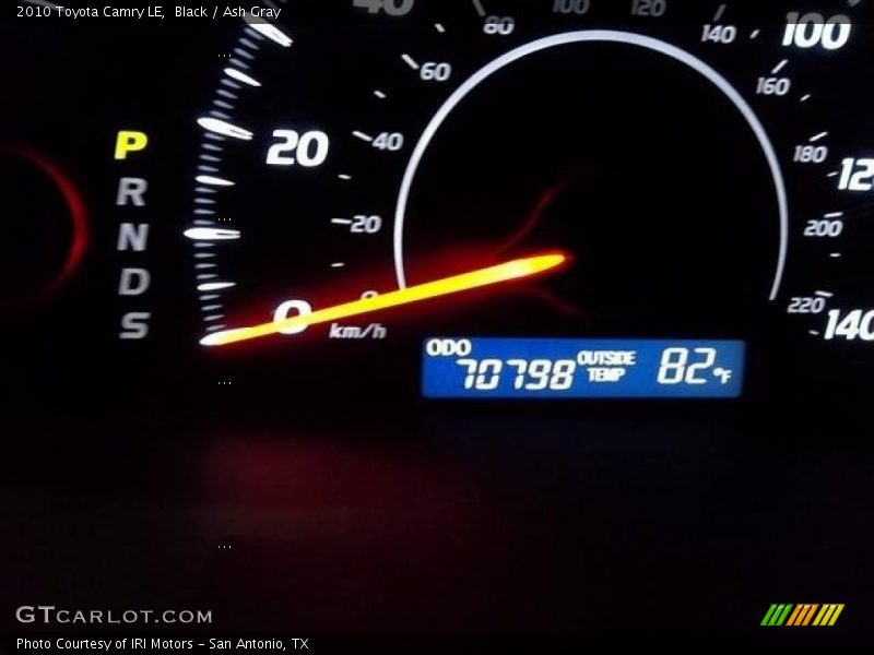 Black / Ash Gray 2010 Toyota Camry LE