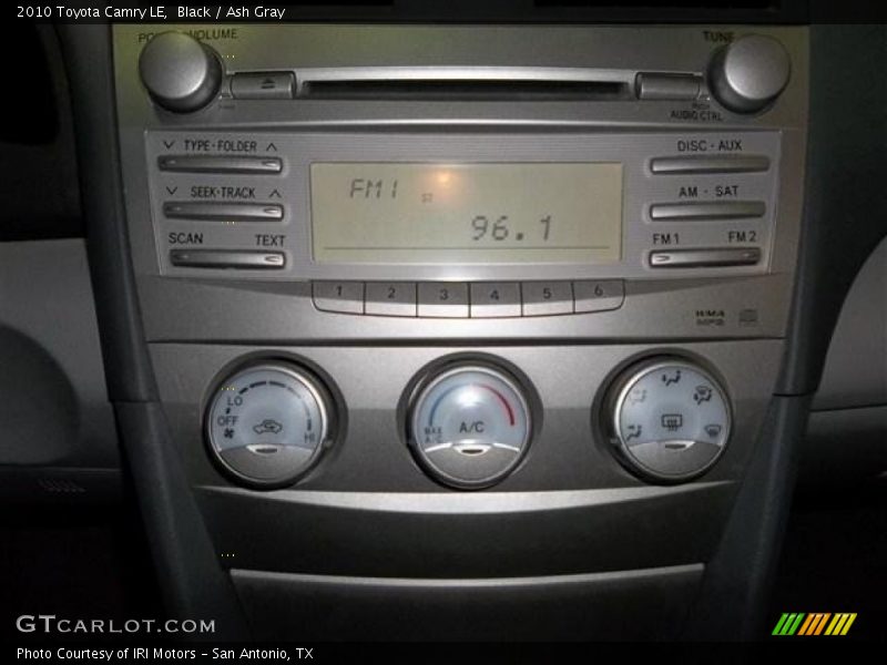 Black / Ash Gray 2010 Toyota Camry LE
