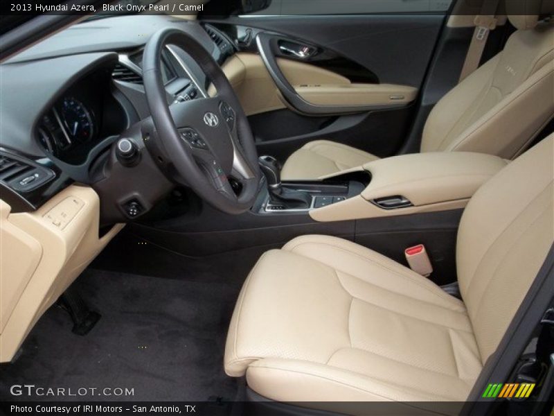 Front Seat of 2013 Azera 