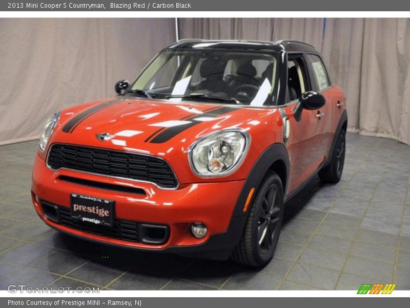 Blazing Red / Carbon Black 2013 Mini Cooper S Countryman