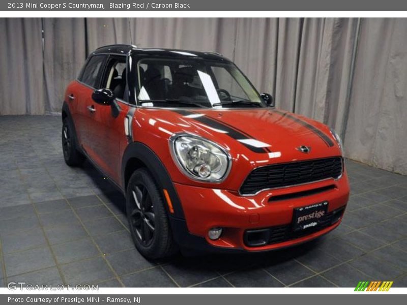 Blazing Red / Carbon Black 2013 Mini Cooper S Countryman