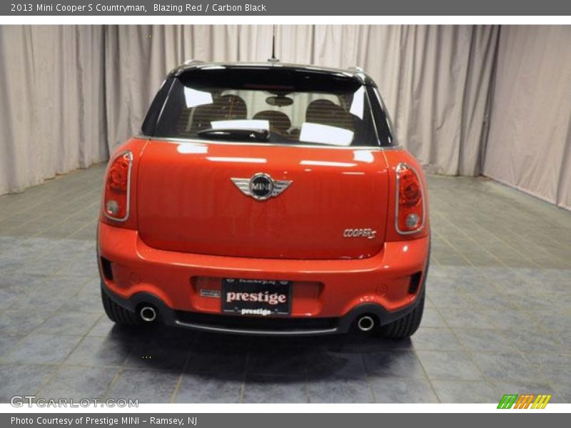 Blazing Red / Carbon Black 2013 Mini Cooper S Countryman