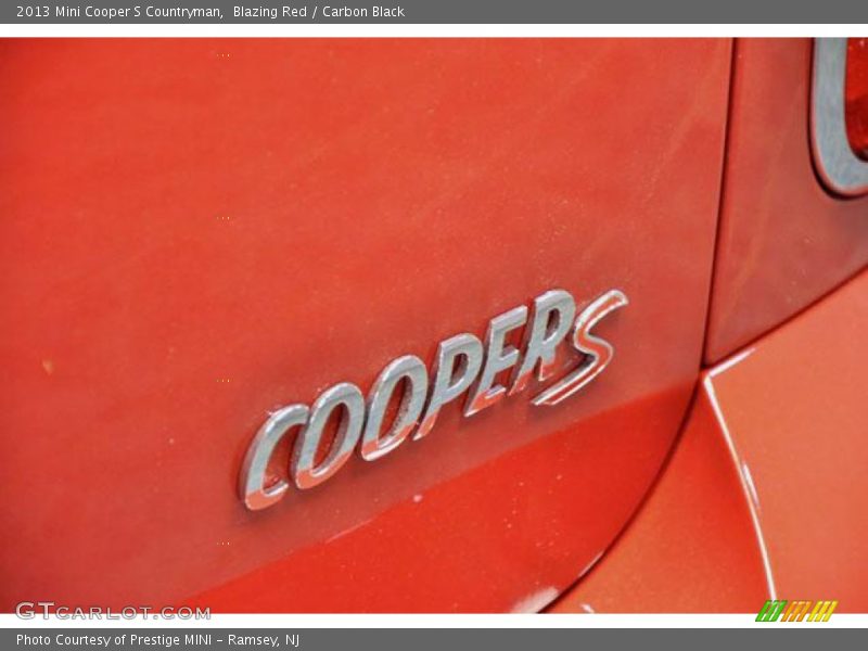 Blazing Red / Carbon Black 2013 Mini Cooper S Countryman