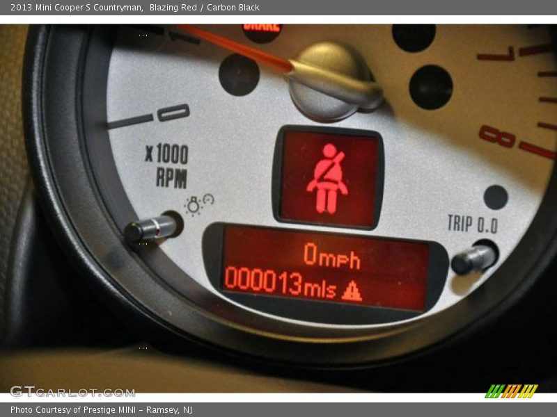 Blazing Red / Carbon Black 2013 Mini Cooper S Countryman