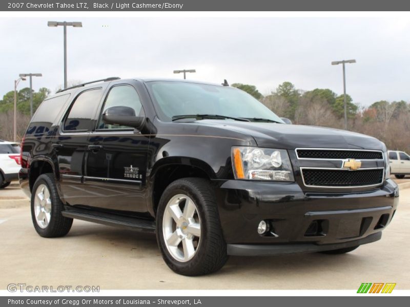 Black / Light Cashmere/Ebony 2007 Chevrolet Tahoe LTZ